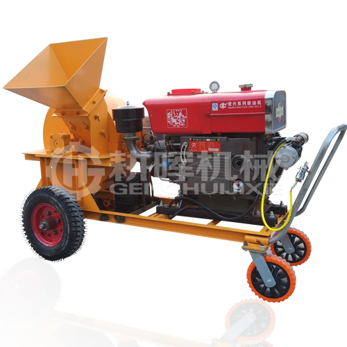 小型移動(dòng)柴油樹枝粉沫機(jī)小型移動(dòng)柴油碎枝機(jī)