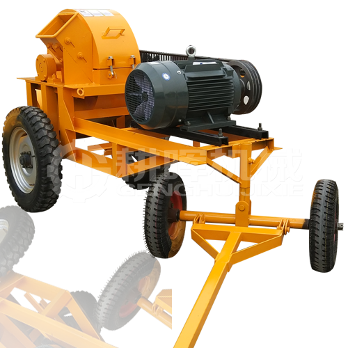 GH600移動電機版木削機菇木粉碎機