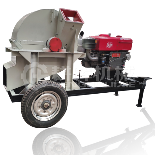 32馬力柴油機樹枝粉碎機GH700移動柴油木削機