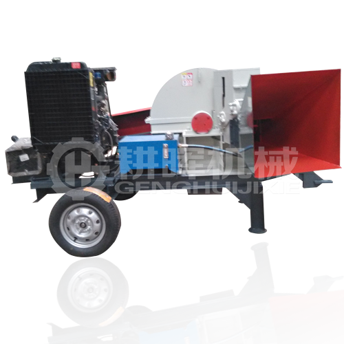 5CM以內細料專用食用菌鋸末機GH800移動碎枝木削機