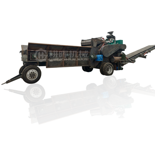 大型移動柴油破碎機移動燒油的綜合破碎機生物