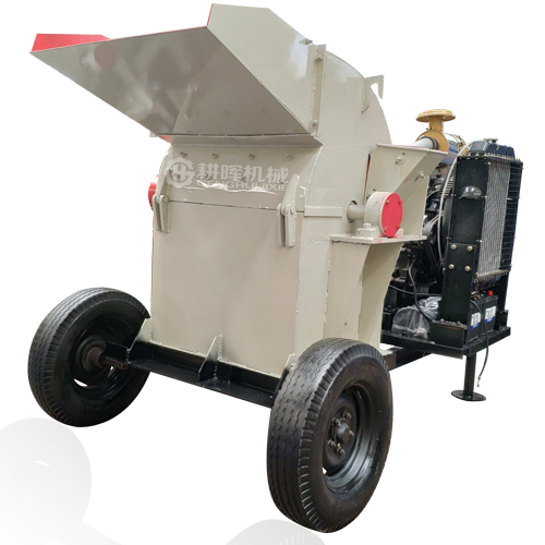 柴油機鋸末粉碎機柴油木材粉碎機柴油式樹枝粉