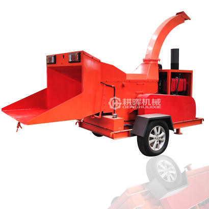 碎木機新型園林樹枝粉碎機大型移動鼓式園林樹
