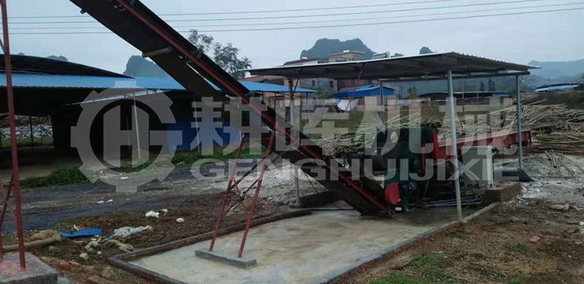 大型竹片機大型竹子