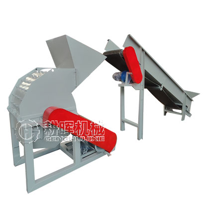 輸送帶進(jìn)料稻草粉碎機(jī) 秸稈粉碎機(jī)