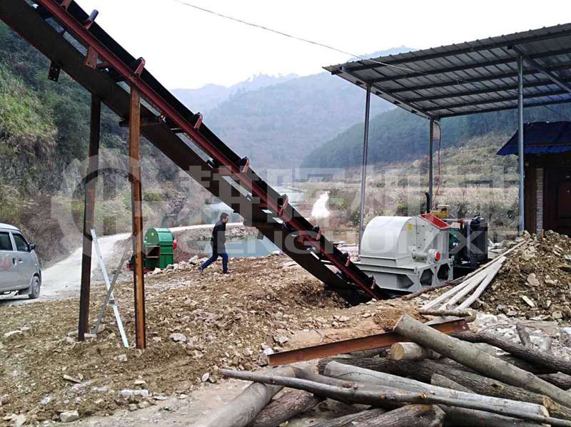 貴州木削機現(xiàn)場