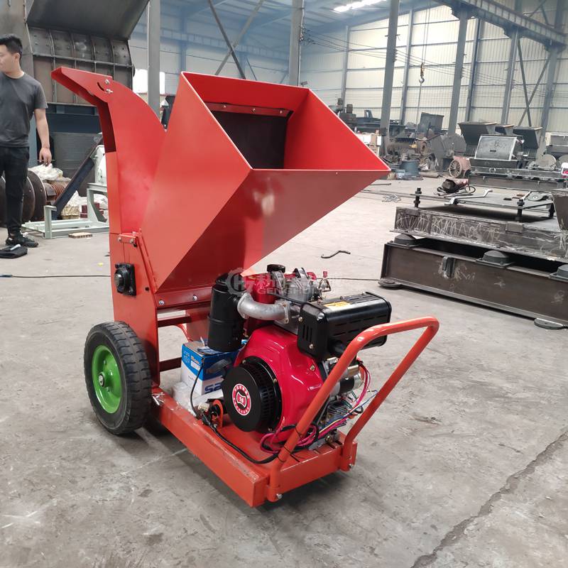 小型手推式碎枝機小型柴油機碎枝機園林碎枝機 小型手推式碎枝機小型柴油機碎枝機園林碎枝機