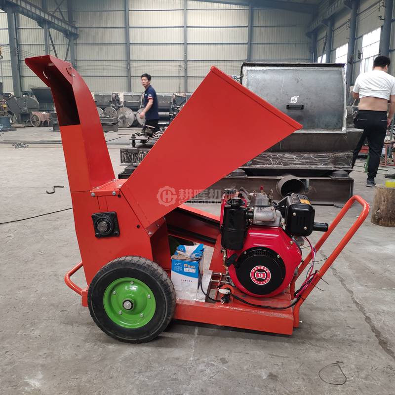小型手推式碎枝機小型柴油機碎枝機園林碎枝機 小型手推式碎枝機小型柴油機碎枝機園林碎枝機