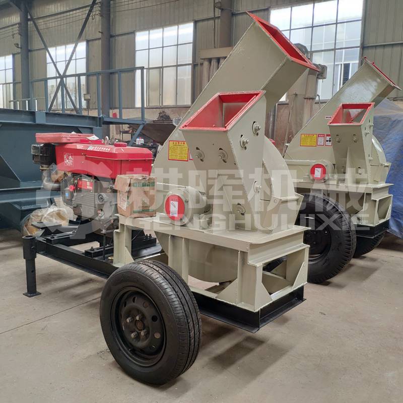 柴油動力削片機柴油機木材削片機移動木柴削片 柴油動力削片機柴油機木材削片機移動木柴削片