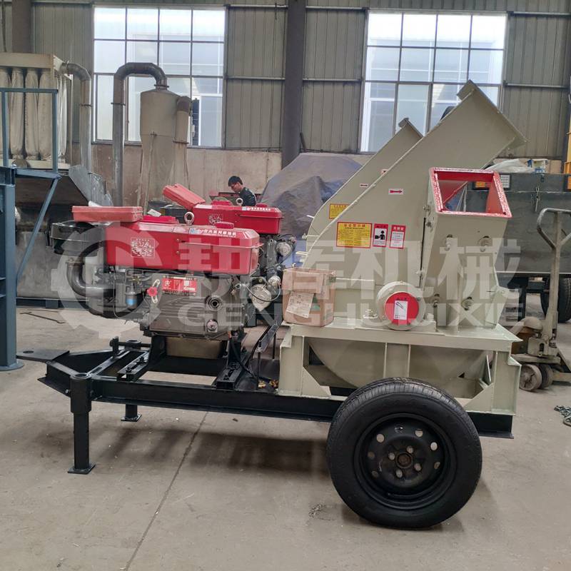 柴油動力削片機柴油機木材削片機移動木柴削片 柴油動力削片機柴油機木材削片機移動木柴削片