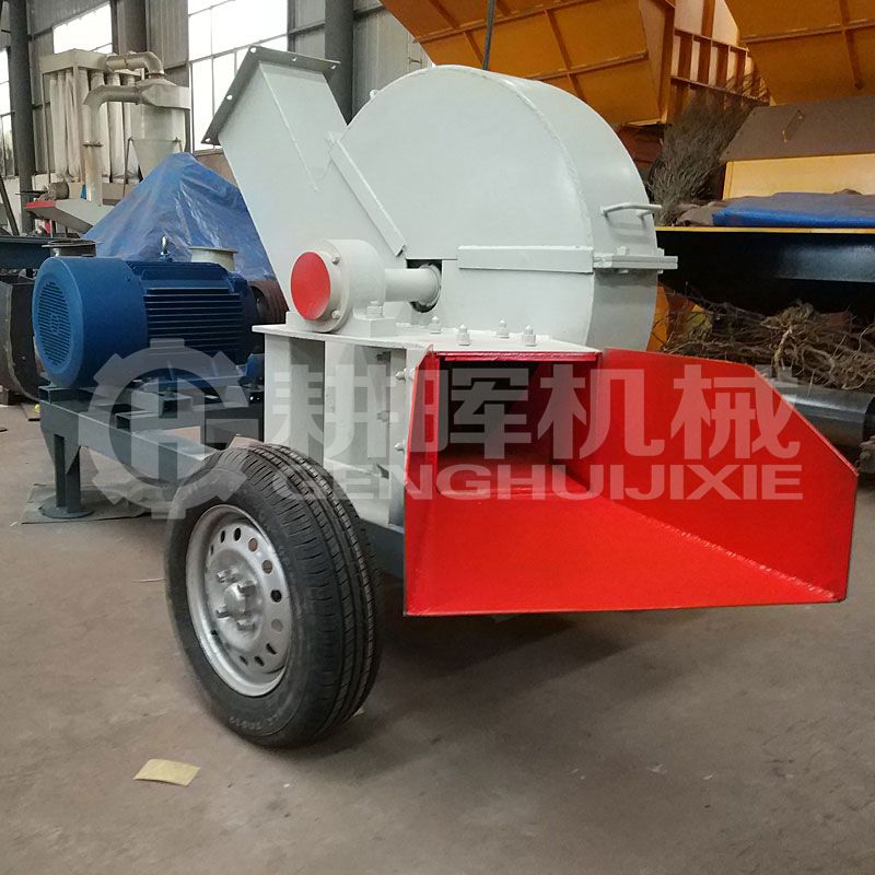 移動電機版切片機可移動用電的木材切片機