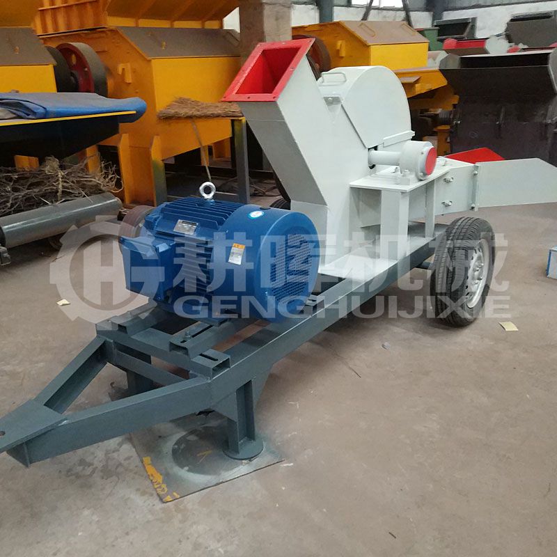 移動電機版切片機可移動用電的木材切片機