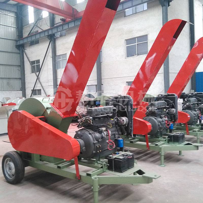 GH1000型移動柴油木片機大型移動柴油木片機