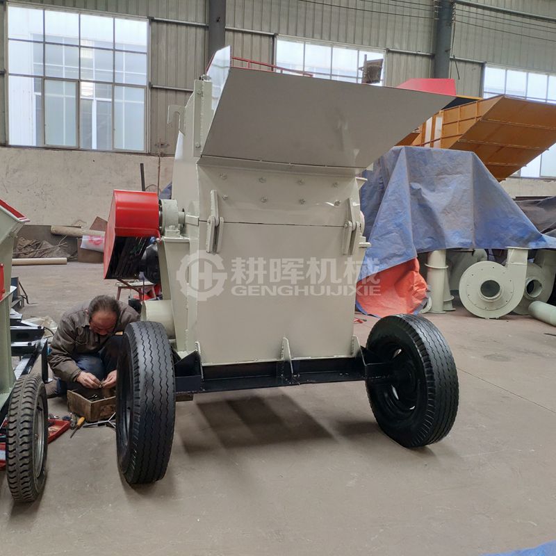 柴油機鋸末粉碎機柴油木材粉碎機柴油式樹枝粉