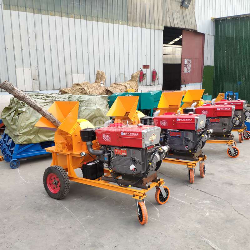 GH500移動柴油木削機500型移動柴油菇木粉碎機