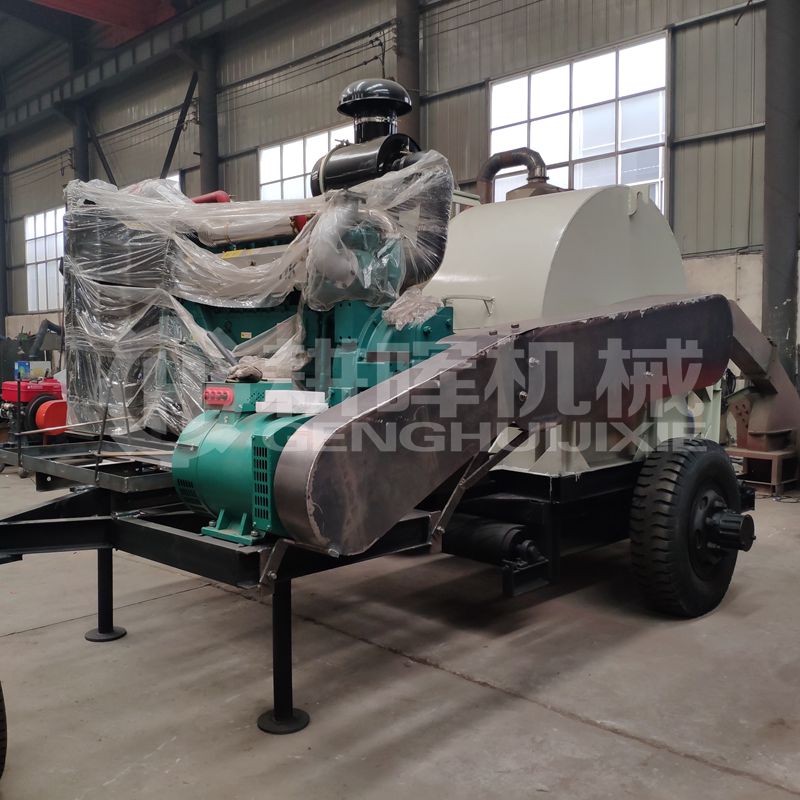 1500型移動木材粉碎車330馬力柴油機自發電GH1500移 1500型移動木材粉碎車330馬力柴油機自發電GH1500移