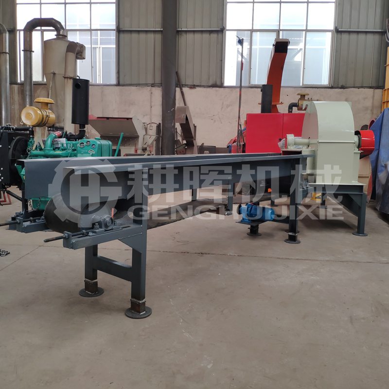 輸送機進料菇木粉碎機全自動木削粉碎機GH800