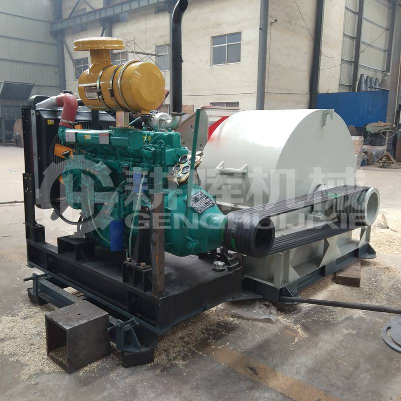 移動柴油機食用菌鋸末機大型移動柴油香菇鋸末