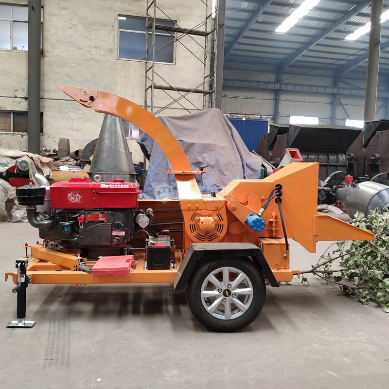 小型移動碎木機視頻現場