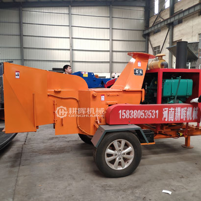 大型碎枝機視頻現場