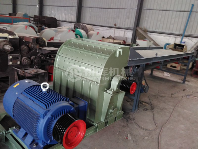 加重型木板粉碎機輸送機進料木托盤粉沫機