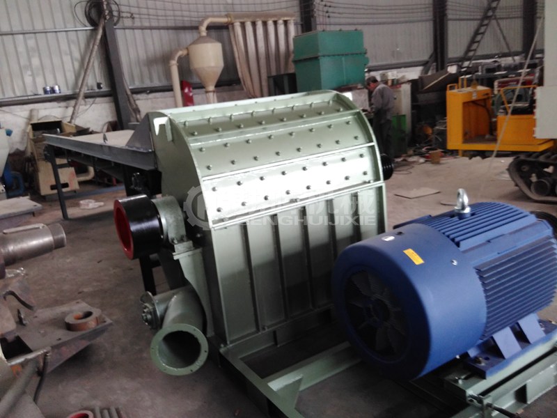 加重型木板粉碎機輸送機進料木托盤粉沫機