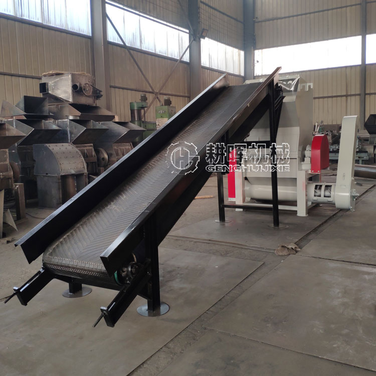 輸送帶進(jìn)料編織袋粉碎機(jī)