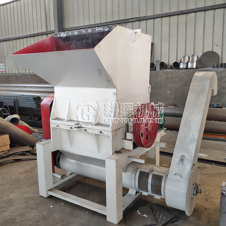 編織袋粉碎機(jī)螺旋輸送出料 塑料袋粉碎機(jī)