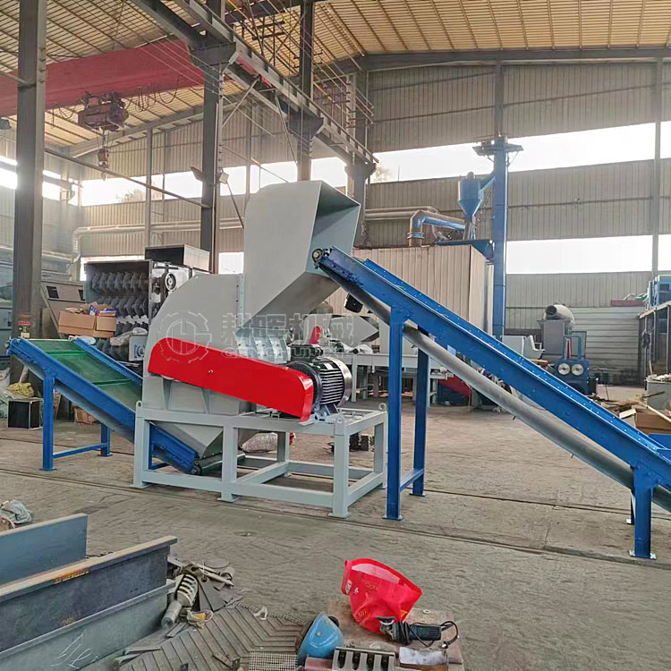 輸送帶進料稻草粉碎機 秸稈粉碎機